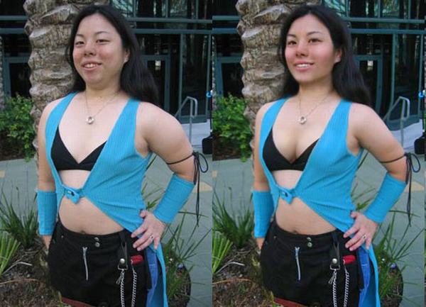 cosplay photoshop before and after