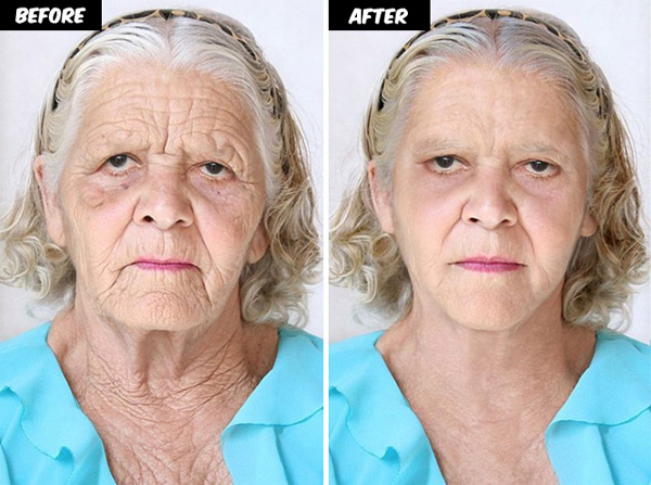 photoshop makeup before after - Before After