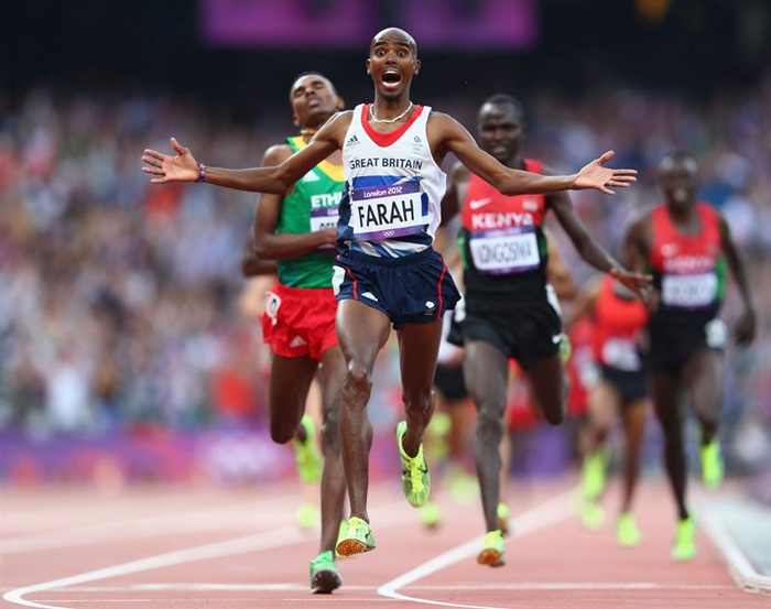 mo farah olympics - Great Britain Farah 1 Kenya