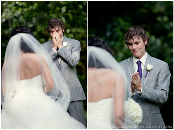 GROOMS CRYING...