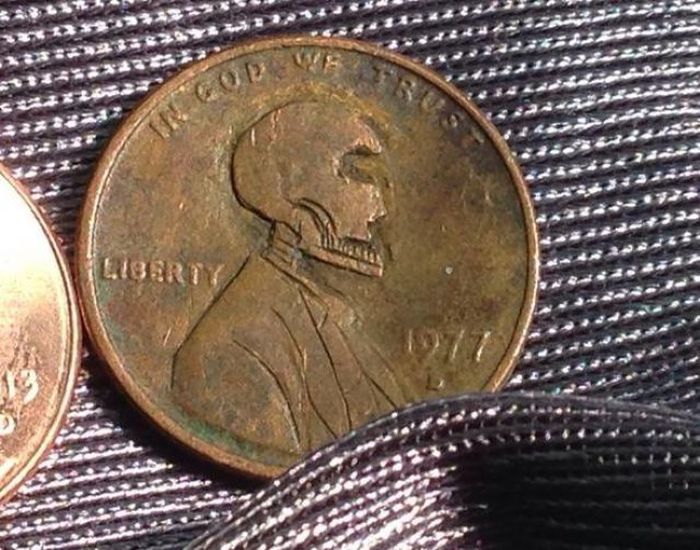 wtf engraved penny - Idy