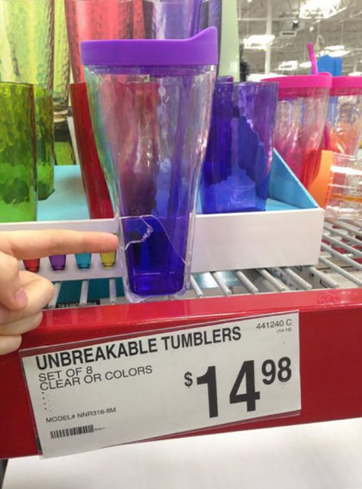 drink - Unbreakable Tumblers 41240 C See Aer Colors $1498 MODELNNR16M