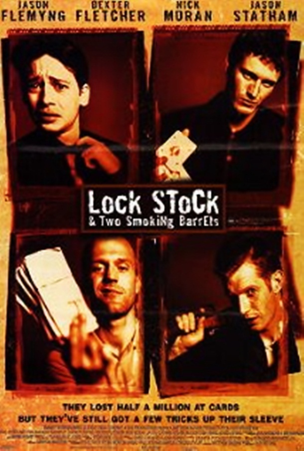 Lock Stock and Two Smoking Barrels authentic movie poster.