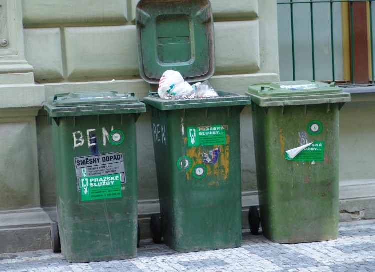 In Bremerton, it's illegal to throw garbage into anyone else's trash can.
