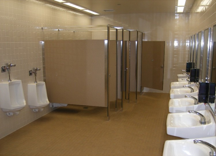 university public bathroom
