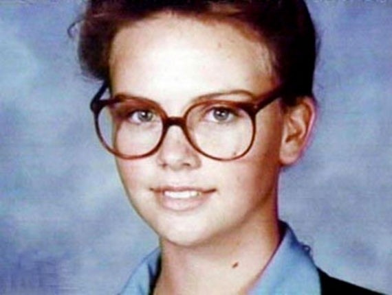 Charlize Theron yearbook photo