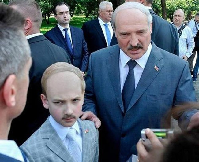 President of Belarus and his mini-me