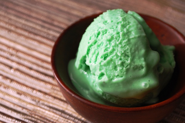 Jalapeo Pickle Ice Cream-To shock your guests with this original dessert, you need to chop up pickled cukes, add honey, and then throw in some spicy bits of fresh jalapeos. All of this gets mixed in with cream. In the end, this unique flavor is a little bit salty, a little bit spicy, and has the underlining sweetness one wants from a frozen dessert.