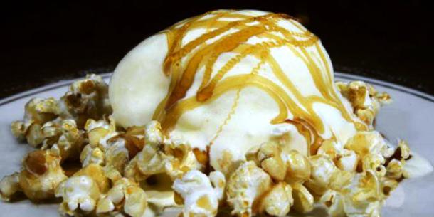 Sweet corn ice cream-This ice cream is prepared from sweet corn, cream, sugar, sea salt and a little caramel corn, and then topped with some mascarpone whipped cream. The ice cream is popular in Borgata Hotel Casino in Atlantic City, New Jersey.