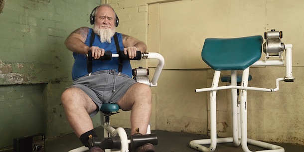 You get to watch old people kill it at the gym