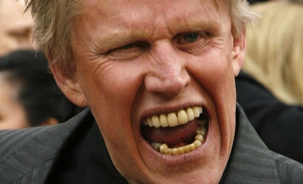 Crazy man Gary Busey owed about 1 million, but what's impressive is that he only claims to have 50,000 in assets, including old moccasins, a broken pellet gun and more than 300 VHS tapes