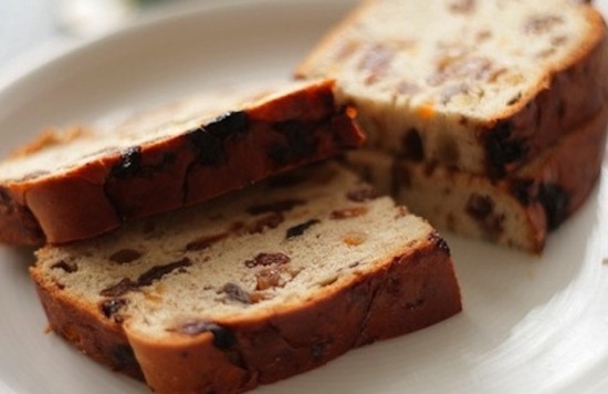 Barmbrack used to be a traditional food eaten on Halloween