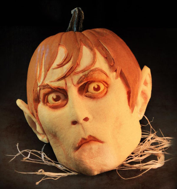 Creative Jack o Lantern carved pumpkin - pumpkin ideas