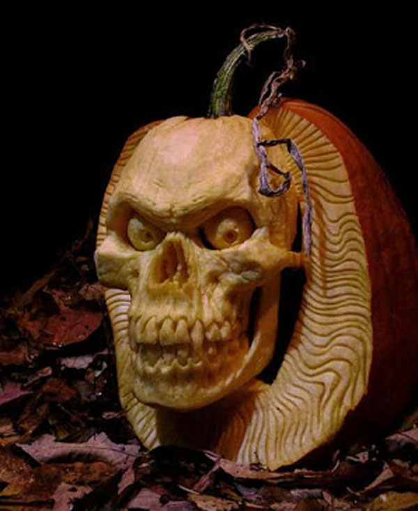 Creative Jack o Lantern carved pumpkin - pumpkin carving patterns