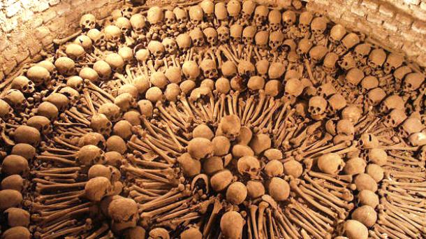 As a solution of this troublesome problem, the king ordered to move the remains from all the Parisian cemeteries to the catacombs. It took years to accomplish.