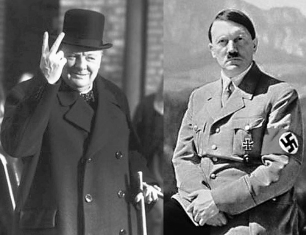 While Adolf Hitler was one of the worlds best known abstainers, Sir Winston Churchill was one of the worlds heaviest drinkers.
