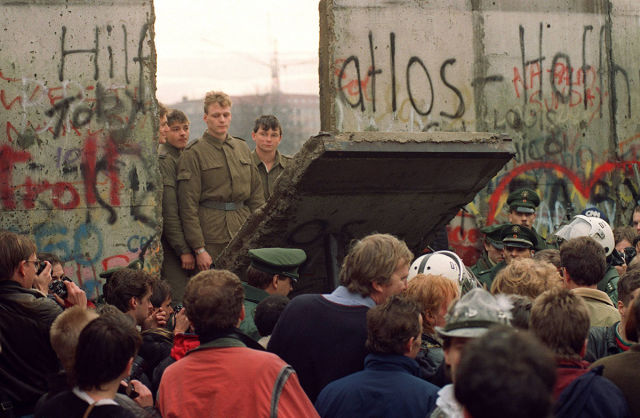 Berlin Wall, November 1989.