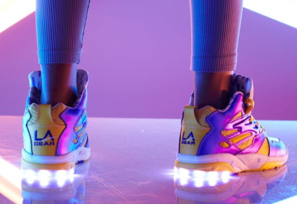 Light-Up Sneakers!At some point during the 90s this became the most favorite accessory for every kid under the age of thirteen who desperately tried to impress his friends or simply had kind or flush parents who could buy them a pair of LA Gear light-up sneakers. Despite the fact that they were ridiculously expensive and the batteries died before you could even say your name five times fast, some kids loved them more than their own life.You Gotta Own the Light, if you wanna own the Night.
