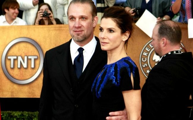 Sandra Bullock and Jesse James-Jesse James was, for some reason, a famous person once and was married to Americas Sweetheart, Sandra Bullock  at least, until it came out that he had been nailing a heavily tattooed, possible Nazi-sympathizer named Michelle McGee on the side.