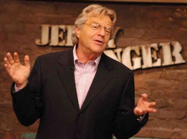 Jerry Springer-Long before he was the host of a horrendous daytime talk show that thrust the worst trash in America at unsuspecting audiences, Jerry Springer was the mayor of Cincinnati until, amazingly, he paid for sex with a check that actually bounced when the hooker tried to cash it.