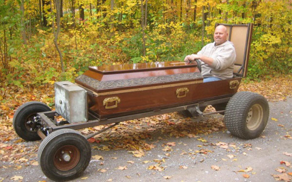 coffin car