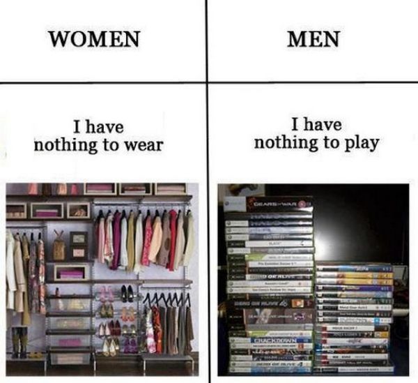 don t have nothing to play - Women Men I have nothing to wear I have nothing to play Cuentoceni