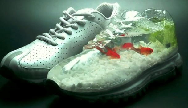 An aquarium in a shoe. Thats exactly what the creative WK Tokyo Lab put together for one of their campaigns.