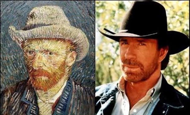 Chuck Norris and Vincent VanGogh