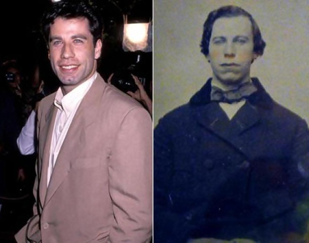 John Travolta and the man in 1860