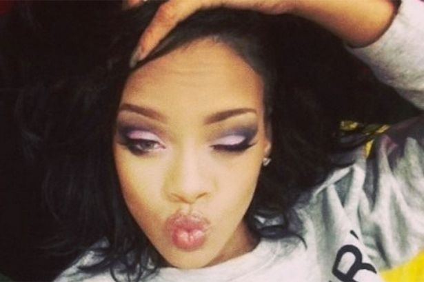 Rihanna...one eye.