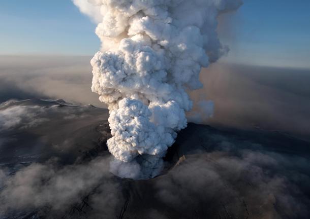 Volcanoes are another thing Iceland is famous for. This volcano is a part of Eyjafjallajokull, a small ice cap located in southern Iceland. The volcano has erupted relatively frequently since the last glacial period, most recently in 2010, resulting in closure of airspace over many parts of Europe.