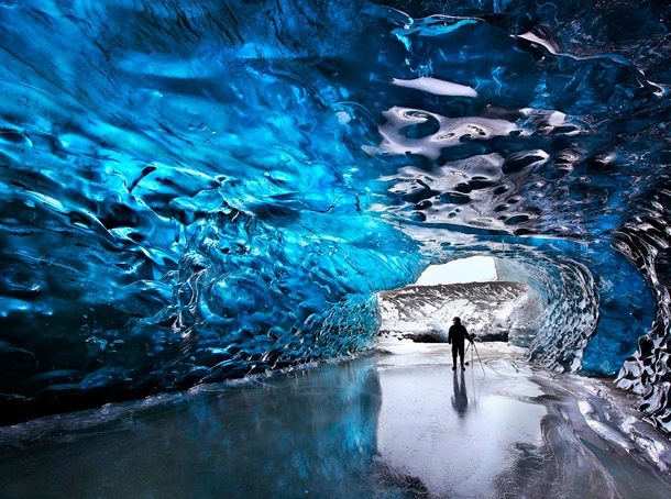 Covering 14,200 square kilometers 5,500 square miles, Vatnajkull National Park is Europe's second largest national park. It also includes Skaftafell, a preservation area famous for its spectacular ice caves.