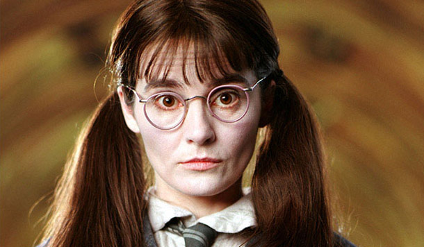 The actress who played Moaning Myrtle was 37 years old at the time Harry Potter and the Chamber of Secrets was filmed. She is the oldest actress to ever portray a Hogwarts student.