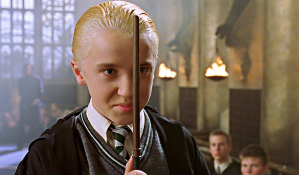 Tom Felton auditioned for the roles of Harry Potter and Ron Weasley, but was chosen to play Draco Malfoy instead