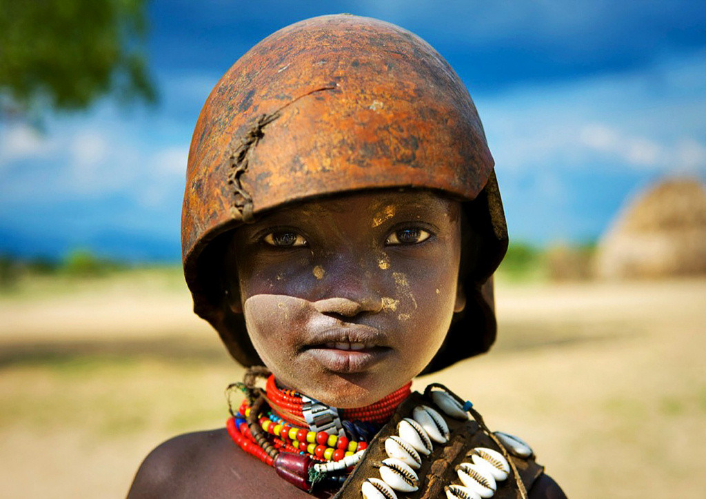 A child of the Arbore tribe, Ethiopia.