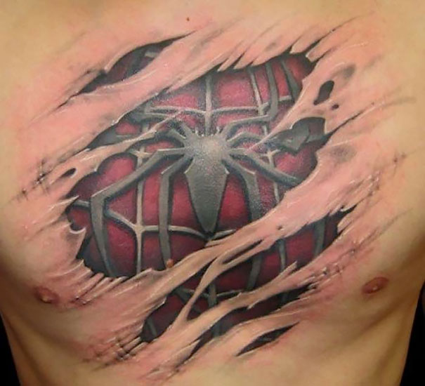 28 Incredible 3D Tattoos