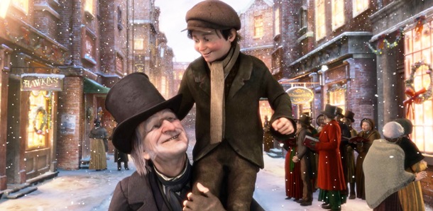 Directed by Robert Zemeckis, A Christmas Carol is 3D computer animated holiday fantasy movie. Based on a famous Charles Dickens story of the same name, the movie stars Jim Carrey in several roles including the main character  Ebenezer Scrooge, a cold-hearted, tightfisted, frugal man, who despises Christmas and all things which bring happiness. The movie is a combination of several genres such as a spirit-filled tale, a ghost story, comedy and drama.