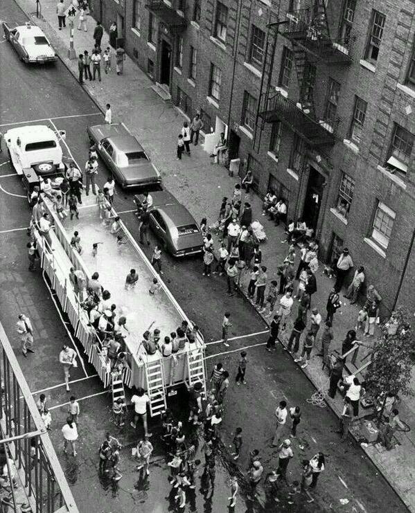 A Swimmobile in Harlem, New York City, 1960.