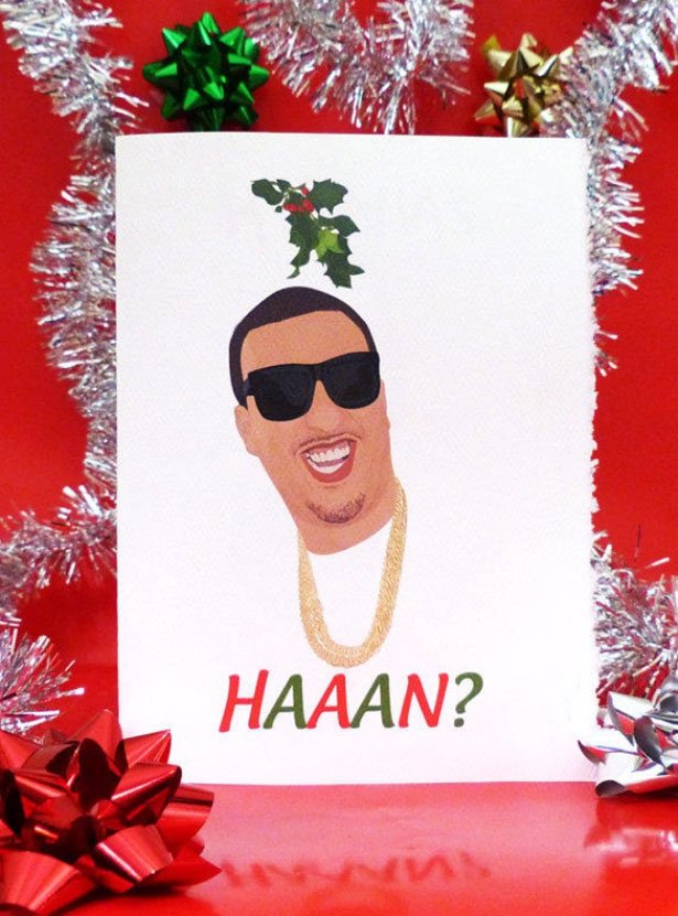 rap christmas cards - Haaan?