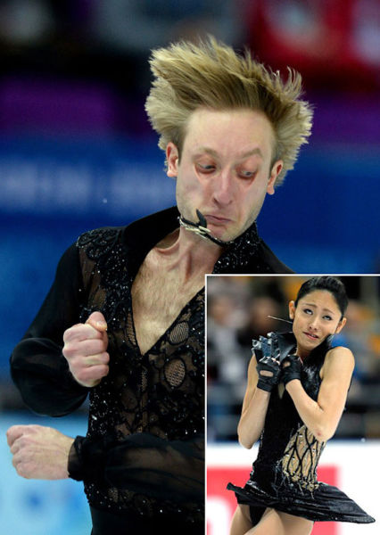 19 Figure Skaters Funny Frozen Faces!