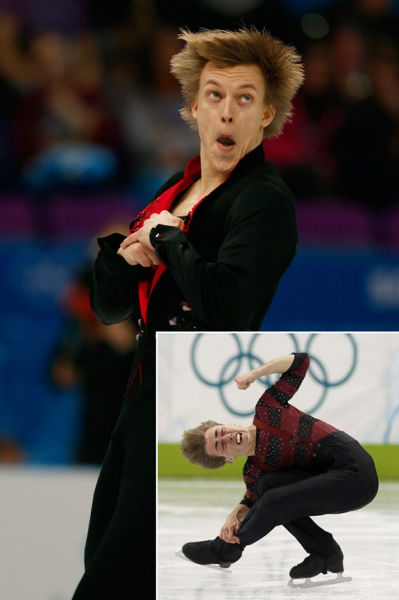 19 Figure Skaters Funny Frozen Faces!