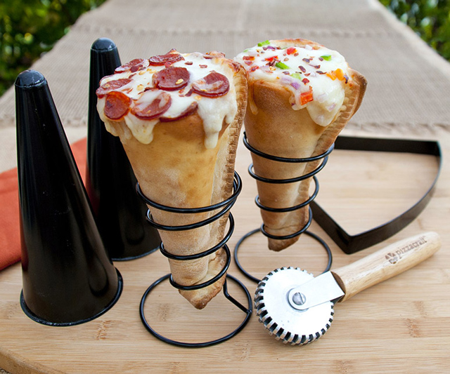 pizza ice cream cone - iz