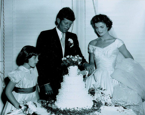 Thirteen negatives of John F. Kennedy and Jacqueline Bouvier's 1953 wedding, which are believed to be unpublished, were found in the home of freelance photographer Arthur Burges in his darkroom after his death in 1993.Some of the images were shared online before being auctioned off in October 2014.