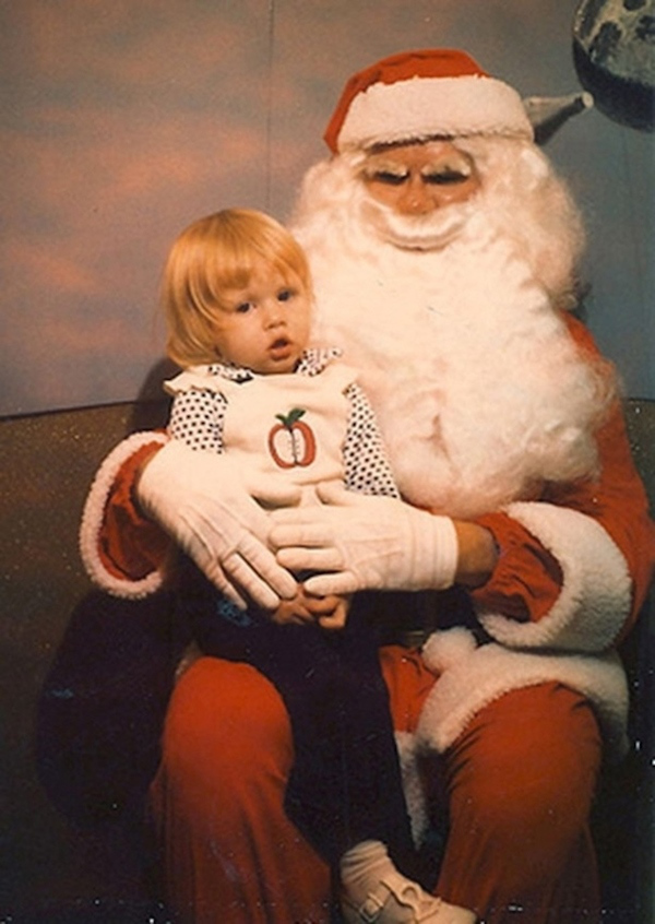 creepy vintage santa