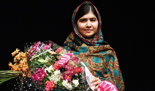 Malala Yousafzai awarded the 2014 Nobel Peace Price-On October 10, 17-year-old Malala Yousafzai, a Pakistani activist for female education and human rights, became the youngest Nobel Prize laureate ever. Two years ago, she was shot in the head by the Taliban for her efforts to promote education for girls in Pakistan. Since then, after recovering from the surgery, she has taken her campaign to the world stage.