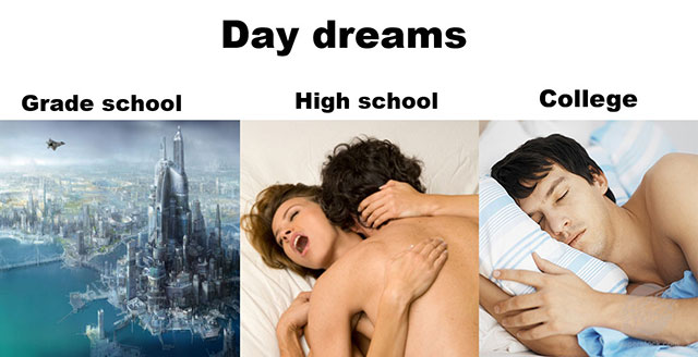 sexy daydream - Day dreams Grade school High school College