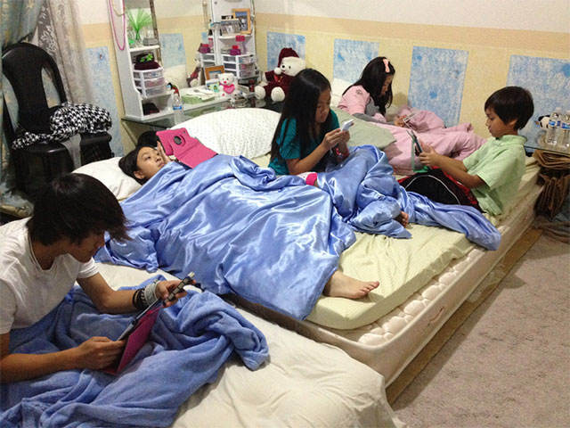 sleepover with cousins