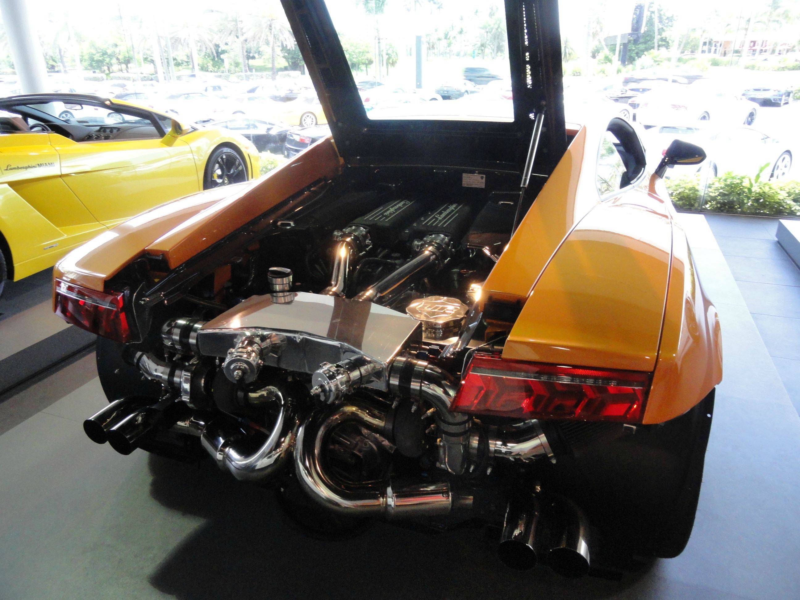 Twin turbo Lamborghini Gallardo.