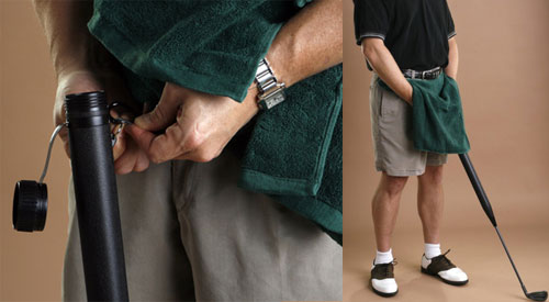 Don't let necessities ruin your swing with this portable urinal….