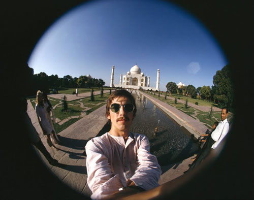 selfie george harrison living in a material world